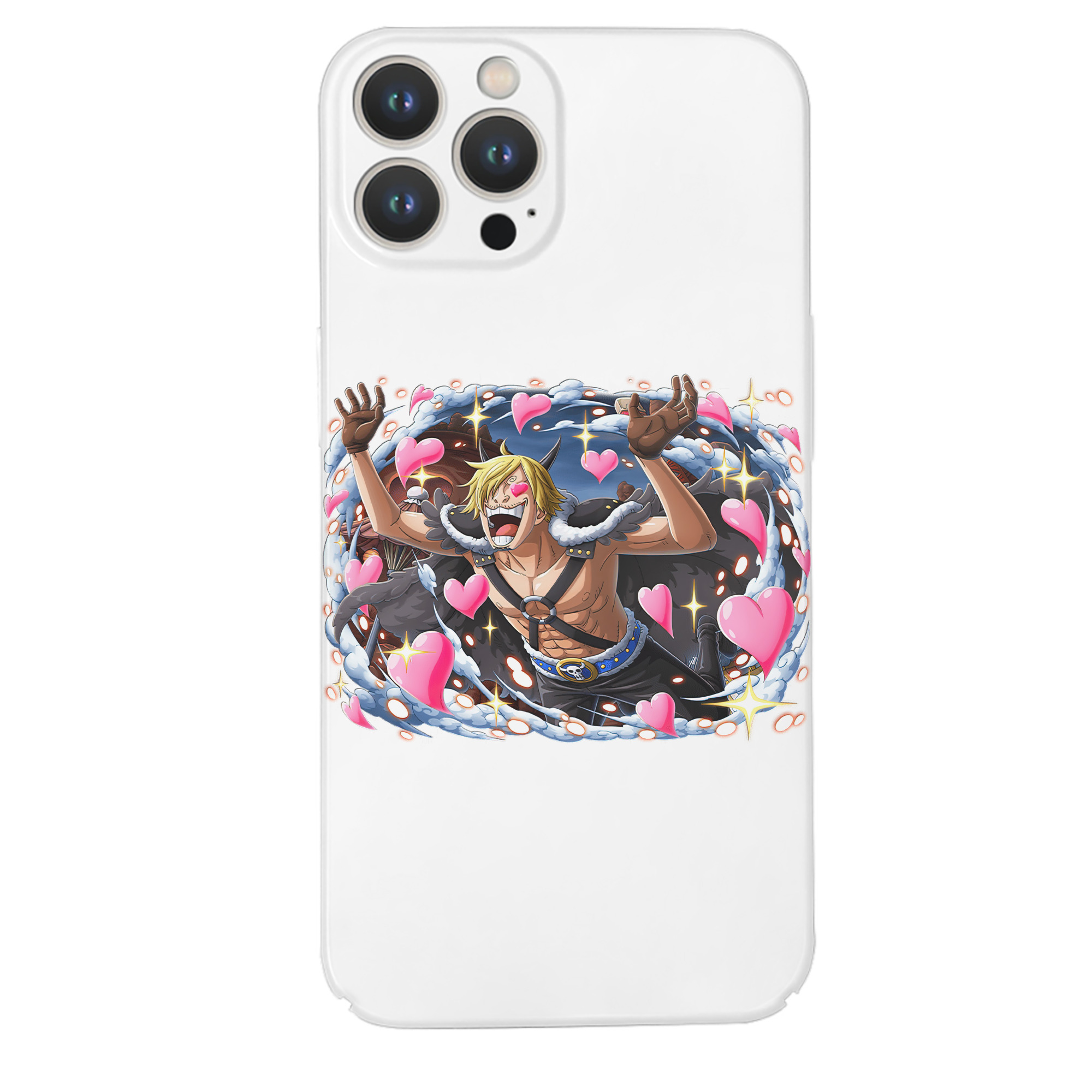 （画像用） ワンピース サンジ ONE PIECE Sanji 【iPhone 14シリーズ対応】ハードケース